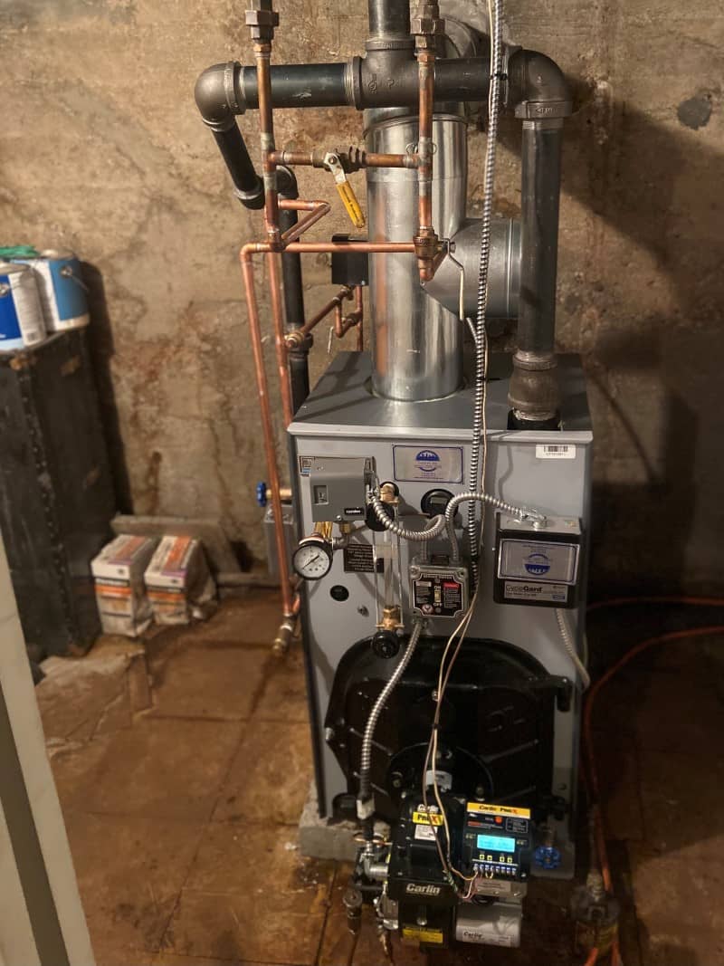 Replacement Of Steam Boiler In Glen Oaks, NY